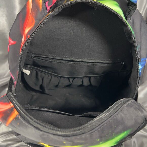 Fire Rainbow Dragon‎ School Backpack Black Bookbag for Boys Girls Elementary GUC - Picture 10 of 16